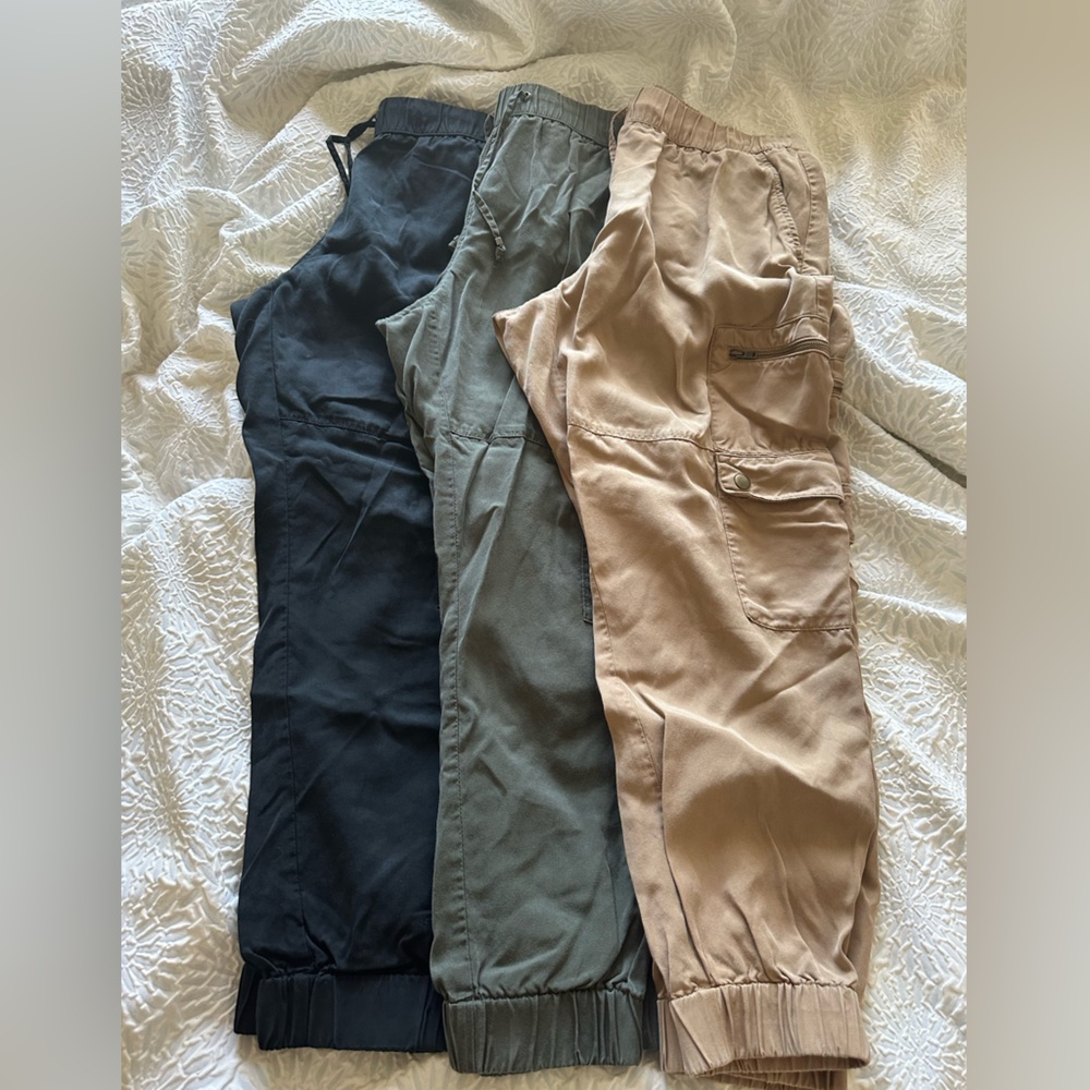 Banana Republic Factory Women's Jogger Pants - Black, Olive, Tan